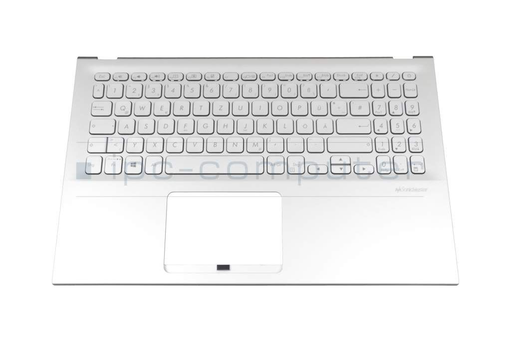 Sunrex V182562DE1 Tastatur inkl. Topcase DE (deutsch) silber/silber Original