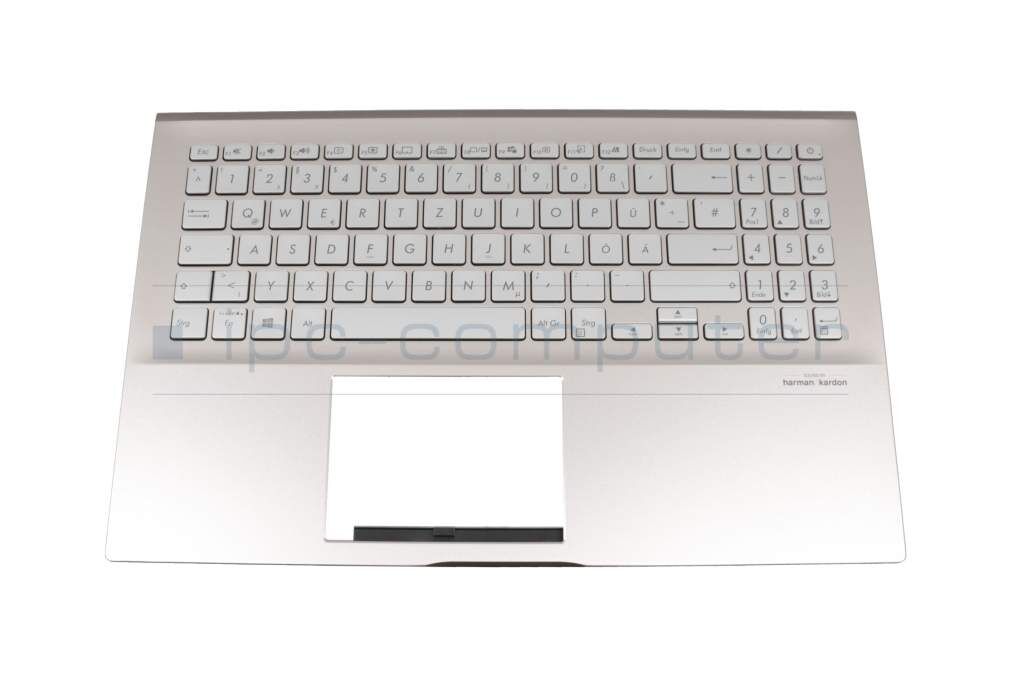 Lite-On SN6580BLSG-99820-2DA Tastatur inkl. Topcase DE (deutsch) silber/rosé mit Backlight Original