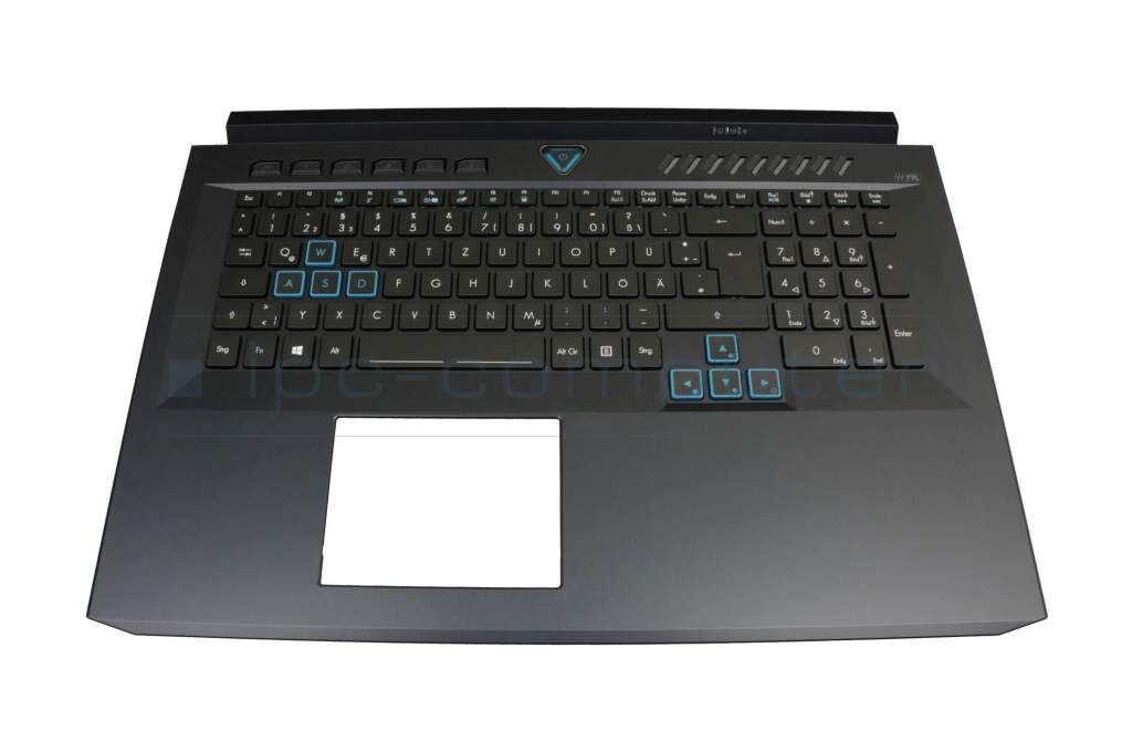 Acer EG5P_A52BRL Tastatur inkl. Topcase DE (deutsch) schwarz/schwarz mit Backlight Original