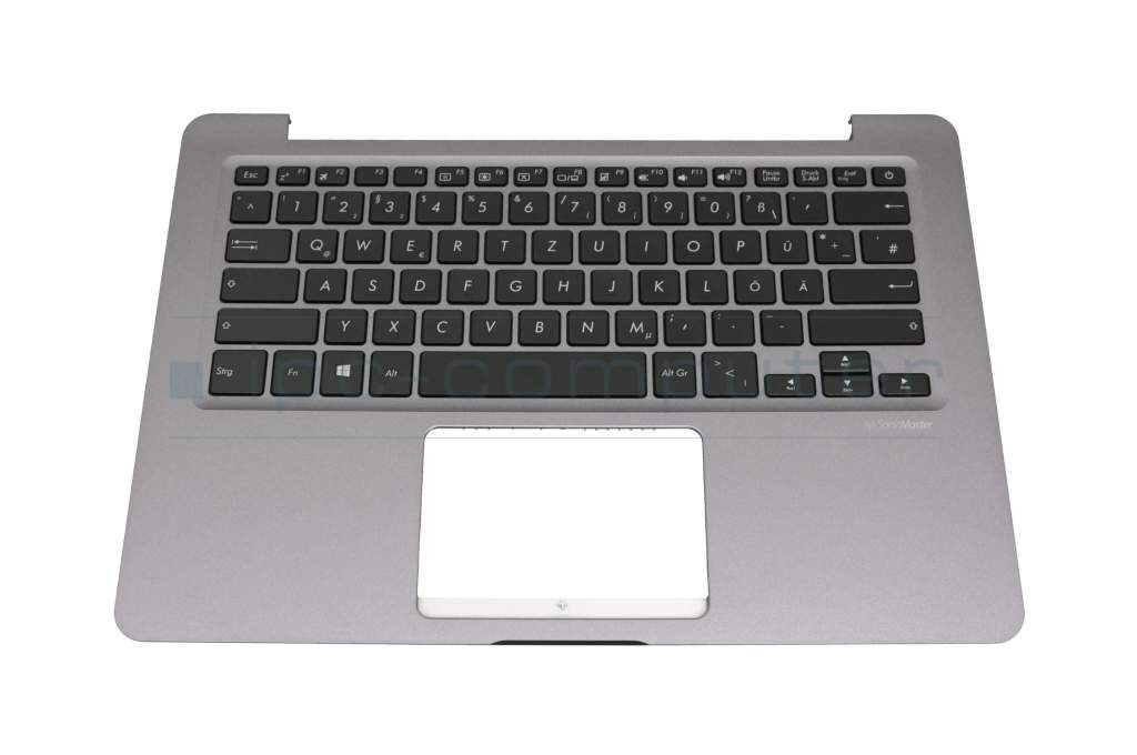 Darfon 9Z.NEHSU.30G Tastatur inkl. Topcase DE (deutsch) schwarz/grau Original