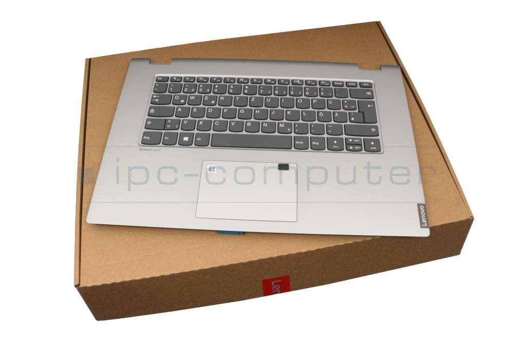 Lenovo SN20M661743 Tastatur inkl. Topcase DE (deutsch) grau/silber Original