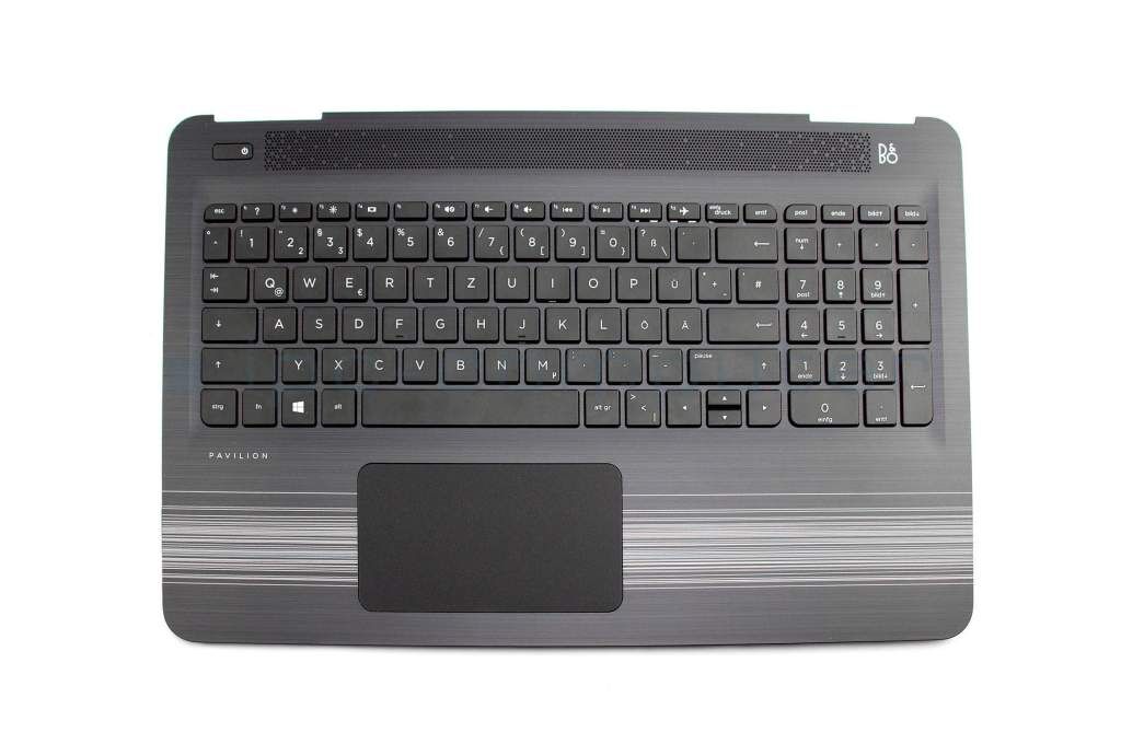 Darfon AEG34G001 Tastatur inkl. Topcase DE (deutsch) schwarz/schwarz Original