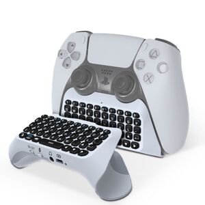 shopnbutik JYS-P5121 Bluetooth trådløst håndtagstastatur kan chatte lyd eksternt tastatur, der passer til PS5, Bemærk: Uden håndtag