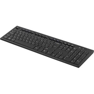 Deltaco trådløst tastatur, nordisk layout, USB, nano-modtager, 10m r