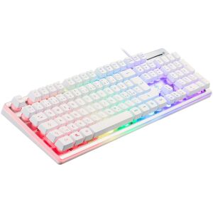 Deltaco Gaming RGB-tastatur - hvid