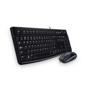 Logitech MK120 tangentbord USB QWERTY Nordiska språk Svart