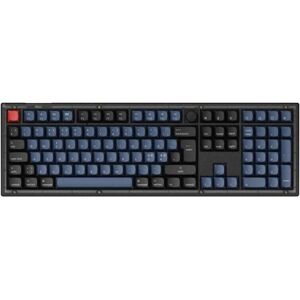 Keychron V6 QMK Full Size RGB Knob Hotswap Tastatur - Frosted Black [K Pro Red]