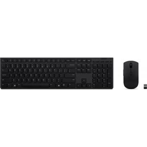 Lenovo Professional Trådløs Opladelig Combo Tastatur og Mus keyboard og mus