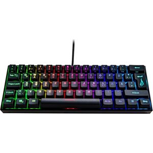 Surefire Kingpin M1 Gaming Tastatur, Nordisk, Sort