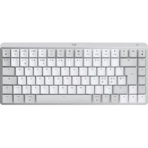 Logitech Mx Mini Mac Tastatur, Nordisk, Lysegrå