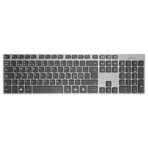 Deltaco Slim Aluminium Trådløs Tastatur - Sort