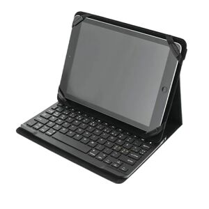 Deltaco Tablet Tastatur m. Etui & Dansk Layout (225 x 165mm-245 x 185mm) - Sort