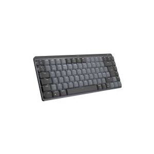 Logitech®   MX Keys Mechanical Mini - Tastatur - bagbelyst - Bluetooth, 2.4 GHz - Pan Nordic - tastkontakt: GL Tactile - Grafit
