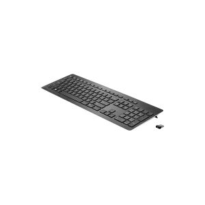 HP Premium - Tastatur - trådløs - 2.4 GHz - Pan Nordic - anodiseret aluminium trimmet - for EliteBook 835 G9, 845 G8, 845 G9, 865 G9  EliteBook x360  Pro Mobile Thin Client mt440 G3