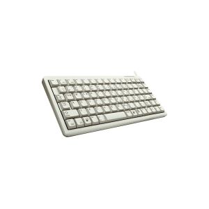 CHERRY Compact-Keyboard G84-4100 - Tastatur - USB - QWERTY - USA - lysegrå