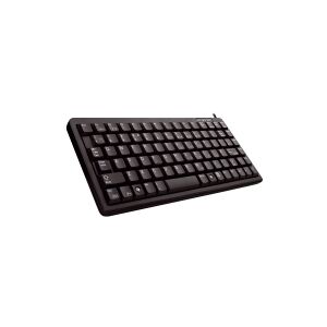 CHERRY G84-4100 Compact Keyboard - Tastatur - PS/2, USB - UK - sort