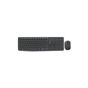 Logitech®   MK235 - Tastatur og mus-sæt - trådløs - 2.4 GHz - Pan Nordic