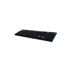 Logitech Gaming G915 - Tastatur - bagbelyst - USB, Bluetooth, 2.4 GHz - Pan Nordic - tastkontakt: GL Clicky - sort
