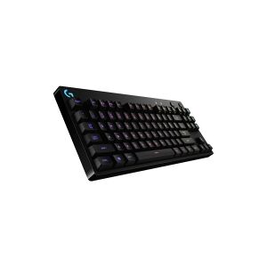 Logitech®   G Pro Mechanical Gaming Keyboard - Tastatur - bagbelyst - USB - Pan Nordic - tastkontakt: GX Blue Clicky - sort