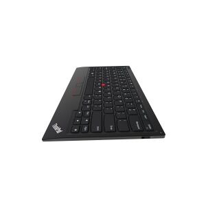 Lenovo ThinkPad TrackPoint Keyboard II - Tastatur - med Trackpoint - trådløs - 2.4 GHz, Bluetooth 5.0 - QWERTY - svensk/finsk - tastkontakt: Scissor-Key - ren sort