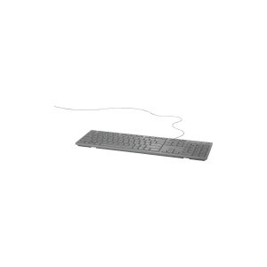 Dell KB216 - Tastatur - USB - QWERTY - US International - grå - for Latitude 34XX, 35XX, 5320, 5520  OptiPlex 7770  Precision 3440  Vostro 3681, 3888, 39XX