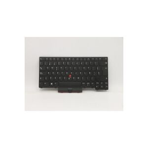 Lenovo Sunrex - Notebooks udskiftningstastatur - med ClickPad, Trackpoint - QWERTY - spansk - sort - for ThinkPad L14 Gen 1 20U1, 20U2, 20U5, 20U6