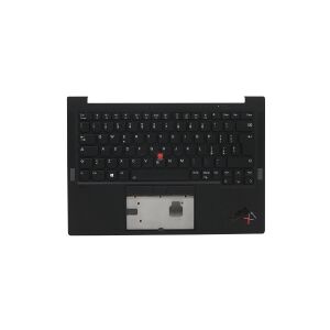Lenovo Sunrex - Notebooks udskiftningstastatur - med Trackpoint - bagbelyst - italiansk - med topdække - for ThinkPad X1 Carbon Gen 9 20XW, 20XX