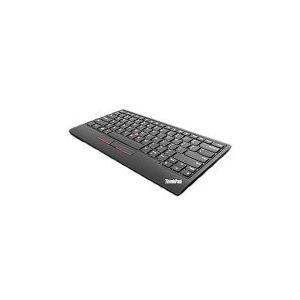 Lenovo ThinkPad TrackPoint Keyboard II - Tastatur - med Trackpoint - trådløs - 2.4 GHz, Bluetooth 5.0 - QWERTY - dansk - tastkontakt: Scissor-Key - ren sort