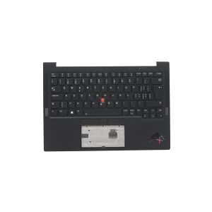Lenovo Sunrex - Notebooks udskiftningstastatur - med Trackpoint - bagbelyst - schweizisk - med topdække - for ThinkPad X1 Carbon Gen 9 20XW, 20XX