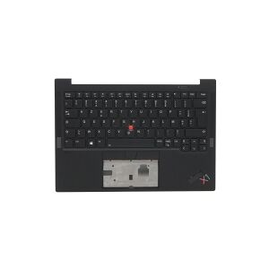 Lenovo Sunrex - Notebooks udskiftningstastatur - med Trackpoint - bagbelyst - fransk - med topdække - for ThinkPad X1 Carbon Gen 9 20XW, 20XX