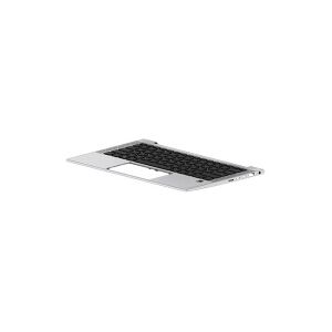 HP Privacy - Notebooks udskiftningstastatur - bagbelyst - tysk - med topdække - for EliteBook 830 G7 (Privacy)