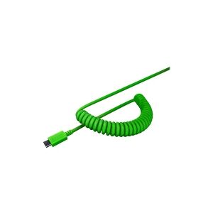 Razer - Tastedækkesæt - razer-grøn - med matchende snoet kabel