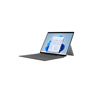 Microsoft Surface Pro Signature Keyboard - Tastatur - med touchpad, accelerometer, Surface Slim Pen 2 opbevaring og opladningsbakke - QWERTY - Internationalt engelsk - platinum - kommerciel - med Slim Pen 2 - for Surface Pro 8