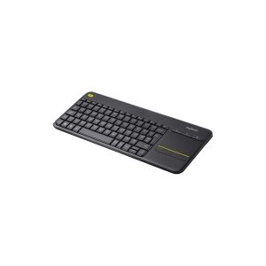 Logitech Wireless Touch Keyboard K400 Plus - Tastatur - trådløs - 2.4 GHz - engelsk