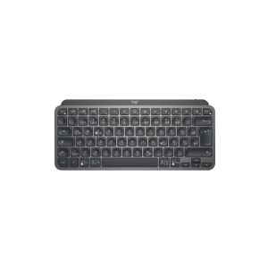 Logitech®   MX Keys Minimalist Wireless Illuminated Keyboard - Tastatur - trådløs - 2.4 GHz - Graphite - NORDISK