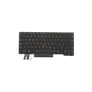 Lenovo Primax - Notebooks udskiftningstastatur - med Trackpoint, UltraNav - QWERTY - italiansk - sort - FRU - for ThinkPad P14s Gen 1  P14s Gen 2  T14 Gen 1  T14 Gen 2