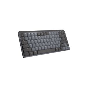 Logitech MX Keys Mechanical Mini (For Mac) - Tastatur - bagbelyst - Bluetooth, 2.4 GHz - Pan Nordic - tastkontakt: GL Tactile - Grafit