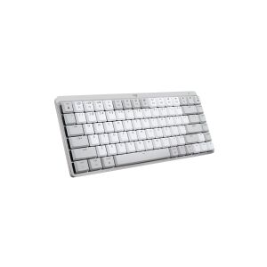 Logitech MX Keys Mechanical Mini (For Mac) - Tastatur - bagbelyst - Bluetooth, 2.4 GHz - Pan Nordic - tastkontakt: GL Tactile - Pale Grey