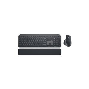 Logitech®   MX Keys Combo for Business - Tastatur og mus-sæt - bagbelyst - trådløs - Bluetooth LE - QWERTY - Pan Nordic - grafit