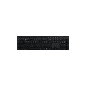 Lenovo Professional - Tastatur - Bluetooth, 2.4 GHz - QWERTY - Nordisk - tastkontakt: Scissor-Switch - grå - brun kasse