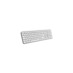 Logitech®   MX Keys S - Tastatur - bagbelyst - Bluetooth, 2.4 GHz - Nordisk layout - Pale Grey