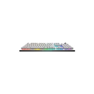 Dell Alienware Tri-Mode AW920K - Tastatur - AlienFX per-nøgle RGB/16,8 millioner farver - trådløs - USB, 2.4 GHz, Bluetooth 5.1 - QWERTY - Amk. engelsk - tastkontakt: CHERRY MX Red - månelys