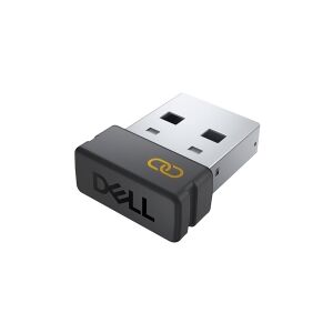 Dell Secure Link USB Receiver WR3 - Trådløs mus / tastatur modtager - USB, RF 2,4 GHz - sort