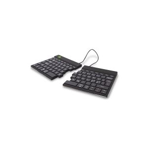 R Go Tools R-Go Ergonomic Keyboard Split break - Tastatur - med integreret brudindikator - trådløs - Bluetooth 5.0 - QWERTY - Nordisk - sort