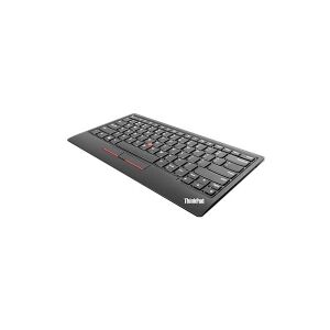 Lenovo ThinkPad TrackPoint Keyboard II - Tastatur - med Trackpoint - trådløs - 2.4 GHz, Bluetooth 5.0 - belgisk - tastkontakt: Scissor-Key - ren sort