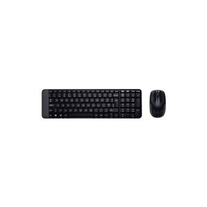 Logitech Wireless Combo MK220 - Tastatur og mus-sæt - trådløs - 2.4 GHz - Internationalt engelsk