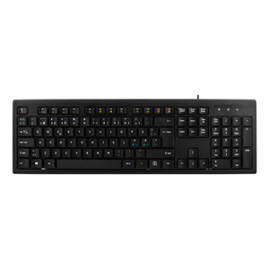 Deltaco Slim Usb Tastatur - Nordisk Layout - Sort