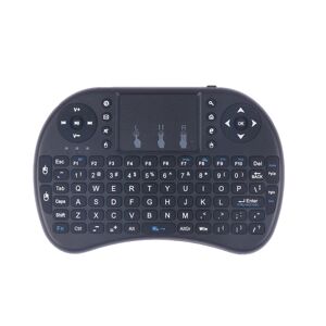 WINE Baggrundsbelyst 2,4G fjernbetjening Touchpad Mini trådløst tastatur