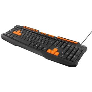 Deltaco GAMING keyboard, anti-ghosting, USB, nordic, black/orang