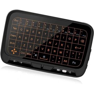 Trådløst tastatur og touchpad-mus-kombination, 2,4 GHz fuldskærms berøringszone til Android Tv Box, Htpc, Iptv, Pc, Ps3 (baggrundsbelyst)